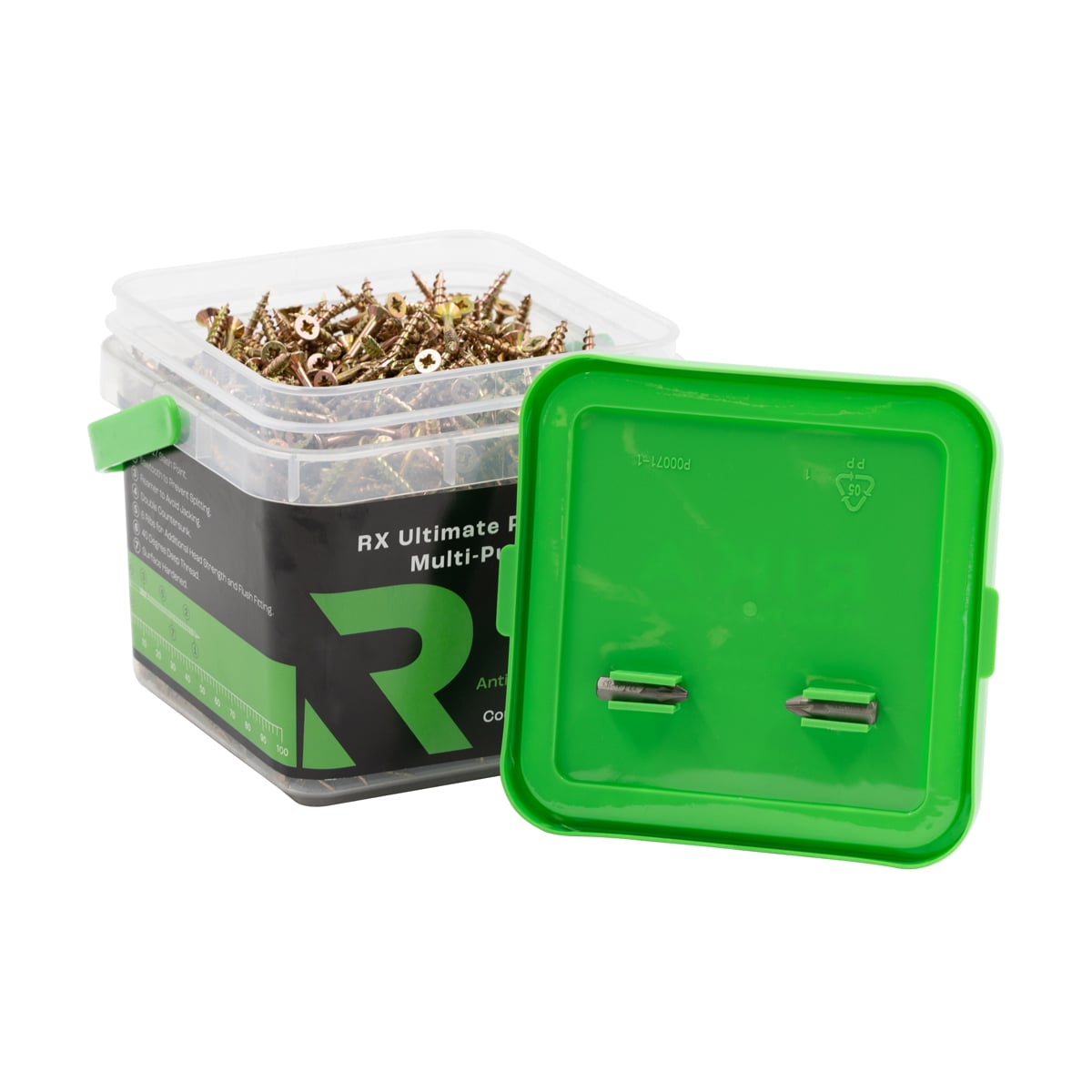 Rikä MPSRX014 4.0 x 50mm RX High Performance CSK Pozi Multi Purpose Screw 900pk